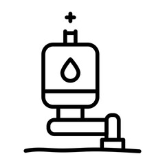 Obraz premium Smart Water Sensor icon vector image. Can be used for Biometrics.