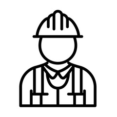 Civil Engineer icon vector image. Can be used for Diversity.