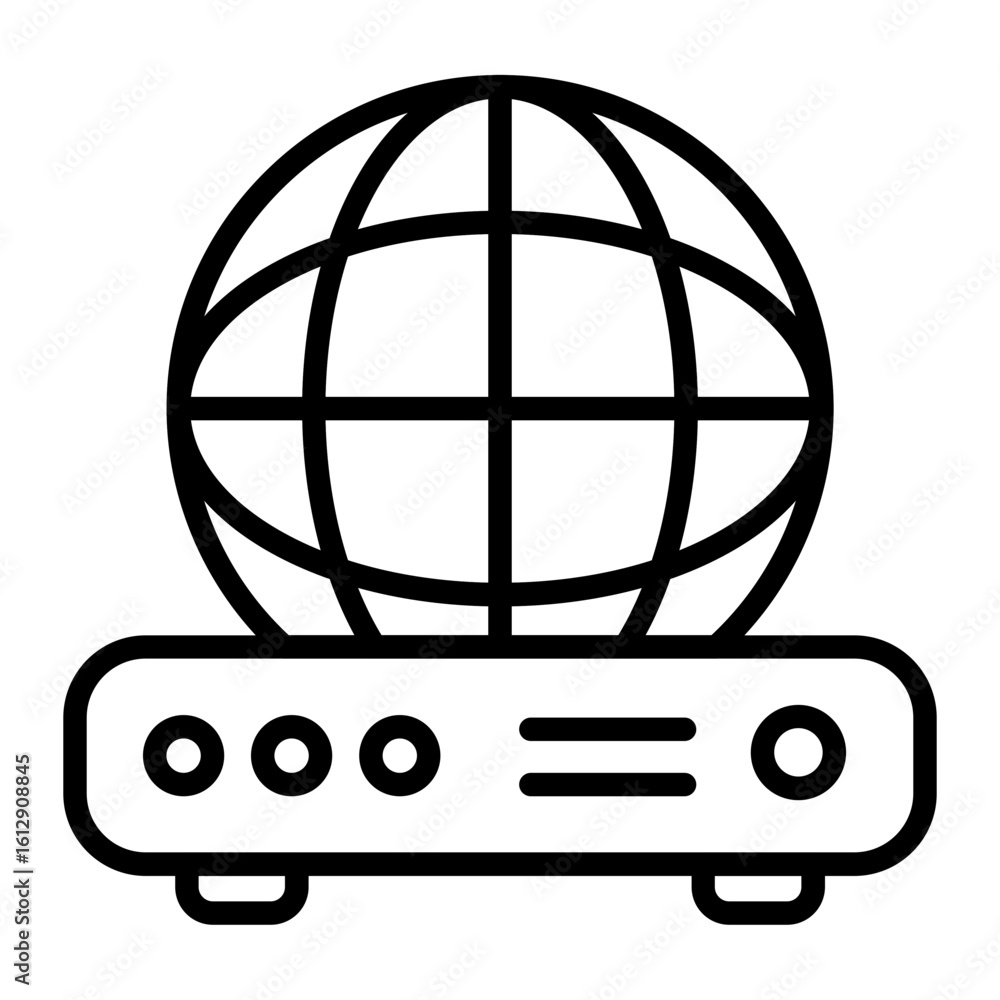 Aufkleber host icon vector image. can be used for diversity.