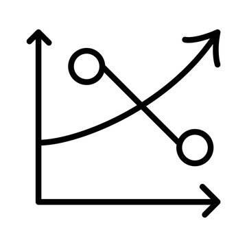 Increase and Decrease in Rate icon vector image. Can be used for Trading.