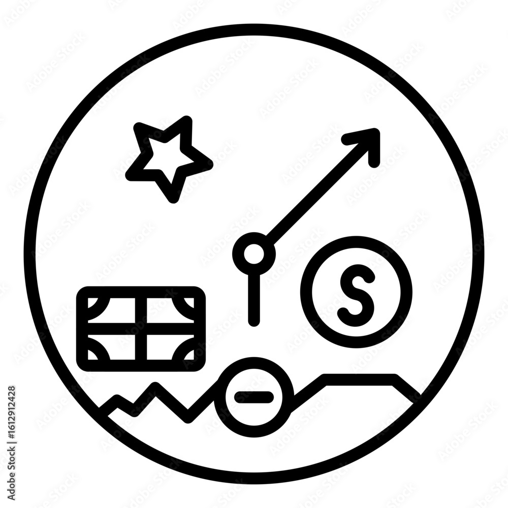 Poster time based currency icon vector image. can be used for trading.