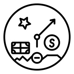 Time Based Currency icon vector image. Can be used for Trading.