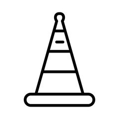 Road Cone icon vector image. Can be used for Construction Tools.