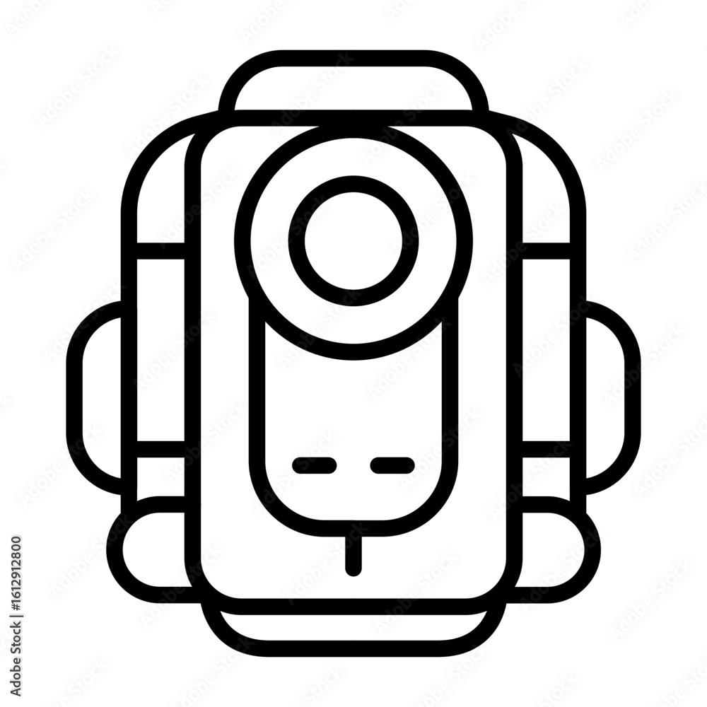 Poster tacker icon vector image. can be used for construction tools.