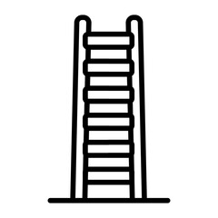 Ladder icon vector image. Can be used for Construction Tools.