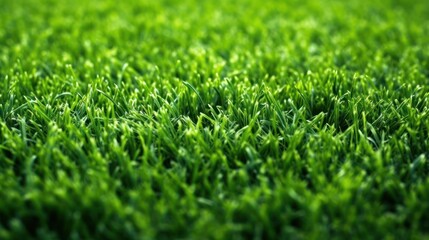 Naklejka premium lush, vibrant, verdant, velvety, hyperrealistic, highly detailed, ultra high definition, stunning, photorealistic, macro shot, closeup, grass, lawn, meadow, natural, organic, textured, blades, dew, fr