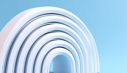 Obraz premium Stacked arches in soft light