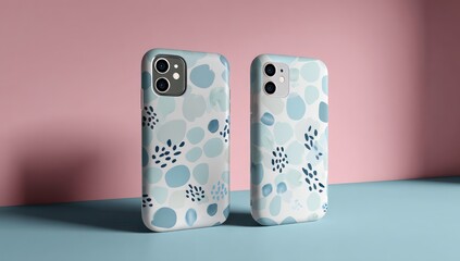 Personalized phone case mockup ideal for mobile accessory displays and custom branding.
