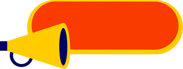 Sale Promotin Banner With Meghaphone Icon