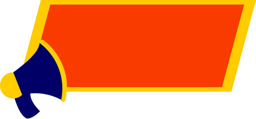Sale Promotin Banner With Meghaphone Icon