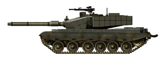 Type-86-I (Modernization of the Type-80 tank, with the installation of a new turret with a 120mm gun) © Tikros