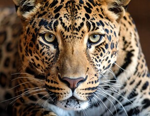 Obraz premium Close-up of a leopard's face (3)