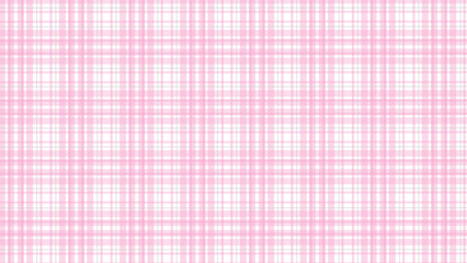 Pink and white plaid seamless plaid fabric texture background.	Checkered wallpaper.