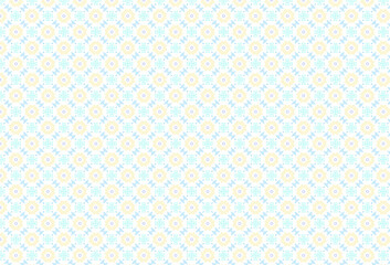 Elegant floral geometric pattern with soft pastel colors for backgrounds or textile prints