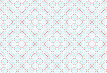 Delicate floral mosaic pattern in pastel hues for charming backgrounds and elegant textile designs...