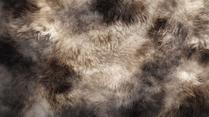 Fototapeta premium Soft animal fur texture in shades of brown and beige natural pattern background