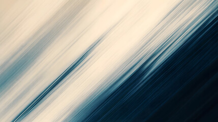 Abstract Diagonal Motion Blur: Cream to Midnight Blue Gradient