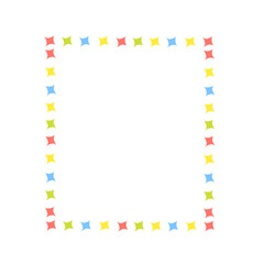 Obraz premium colorful star frame