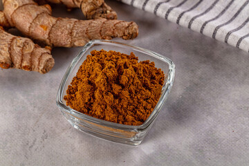 Indian spices - Curry powder heap