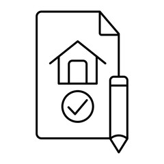 House Plan outline icon