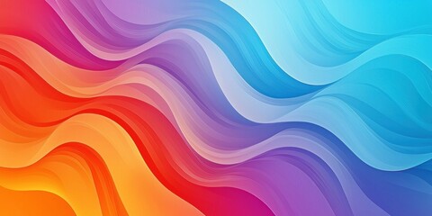 Abstract Neon Color Gradient Blurred Background with Dynamic Effect. Abstract Modern Dynamic Colors Gradient Background. Grainy Texture Background Style with Copy space.