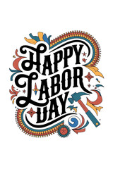 USA Labor Day Typography Tees – Creative T-Shirt Design for American Holiday