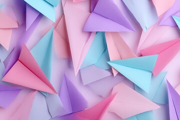 Pastel paper airplanes (1)