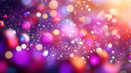 Sunny summer bright sweet multicolor blurred background. Purple, ultraviolet, violet, red - fashion pop art gradient mesh. Trendy hipster out-of-focus effect. Horizontal layout