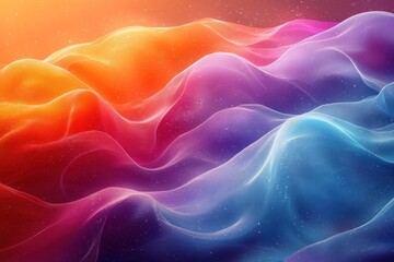 Abstract Neon Color Gradient Blurred Background with Dynamic Effect. Abstract Modern Dynamic Colors Gradient Background. Grainy Texture Background Style with Copy space.