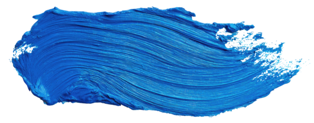 Bold, textured stroke of vibrant blue paint (1)
