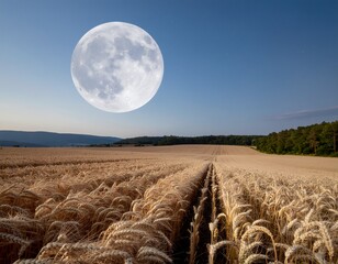 Full Moon Rising over Minimal Fields