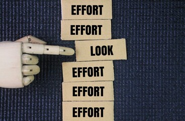 Two words of choice Effort or Look. being a responsible and hard working student, who tries their...