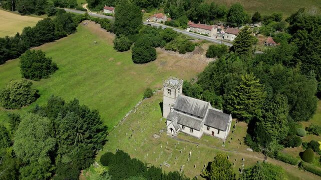 Stonegrave Minster in the small village of Stonegrave in North Yorkshire in the northeast of England. Dates from 757AD.