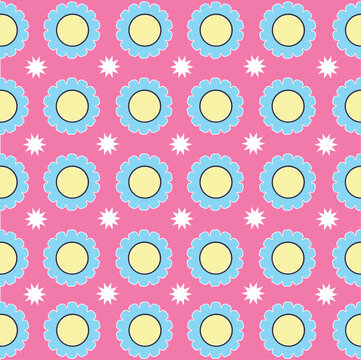 Flower Pattern Vector Design