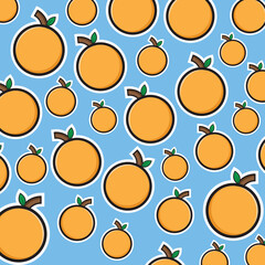 Orange Pattern Vector Design