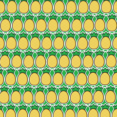 Pineapple Pattern Vector Design