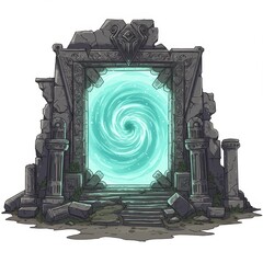 Fantasy Gate Scene