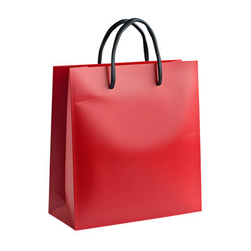 red shopping bag png