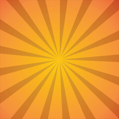 Radial Burst of Warm Sunshine and Orange Hues new 2025 trendy retro sunbrust background 