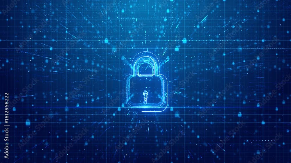 Poster cyber security technology crypto currency iot 5g virtual cyber database. matrix decoder. matrix, hi-