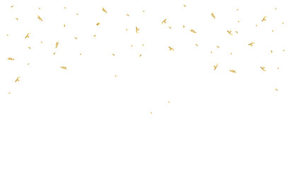 Golden confetti Vector  background.Festive design, Party decoration frame for birthday, anniversary, celebration, Graduation.Confetti Background
