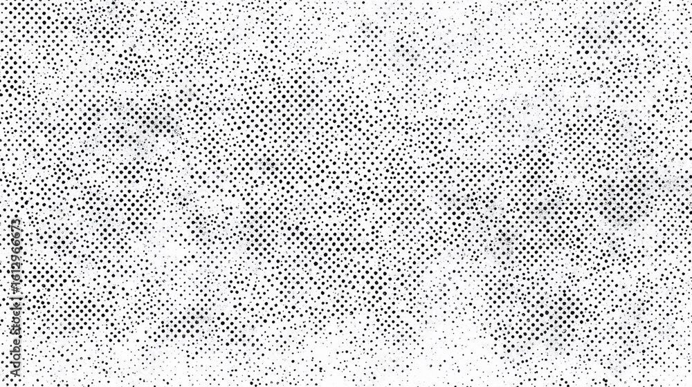 Poster abstract black dots pattern on white background a textured design