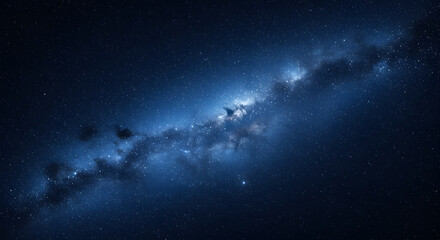 Naklejka premium Milky Way Galaxy with Stars