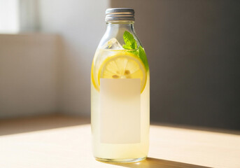 bottle of lemonade Japanese-Style Freshness	