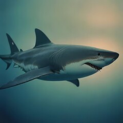 Fototapeta premium shark in the sea