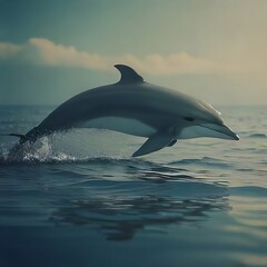 Fototapeta premium dolphin in the water