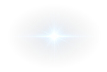 Sparkle, sun, abstract, luxury, light — blue glowing PNG Overlay adds bright lens burst and luxury beam. Transparent PNG effect shines with festive sparkle, sunlight flare and star glow.
