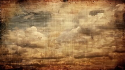 Cloud Golden Sky Art