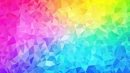 Colorful Polygon Abstract Background