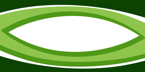 Abstract green wave background, Vector green line background curve element with white space for text and message design, overlapping layers.